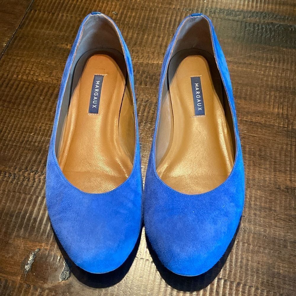 Margaux Blue Flats